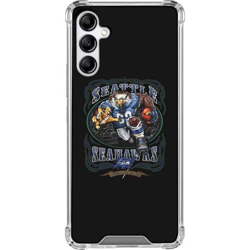 Liquid Blue NFL Seattle Seahawks Running Back Galaxy A15 5G Clear Case